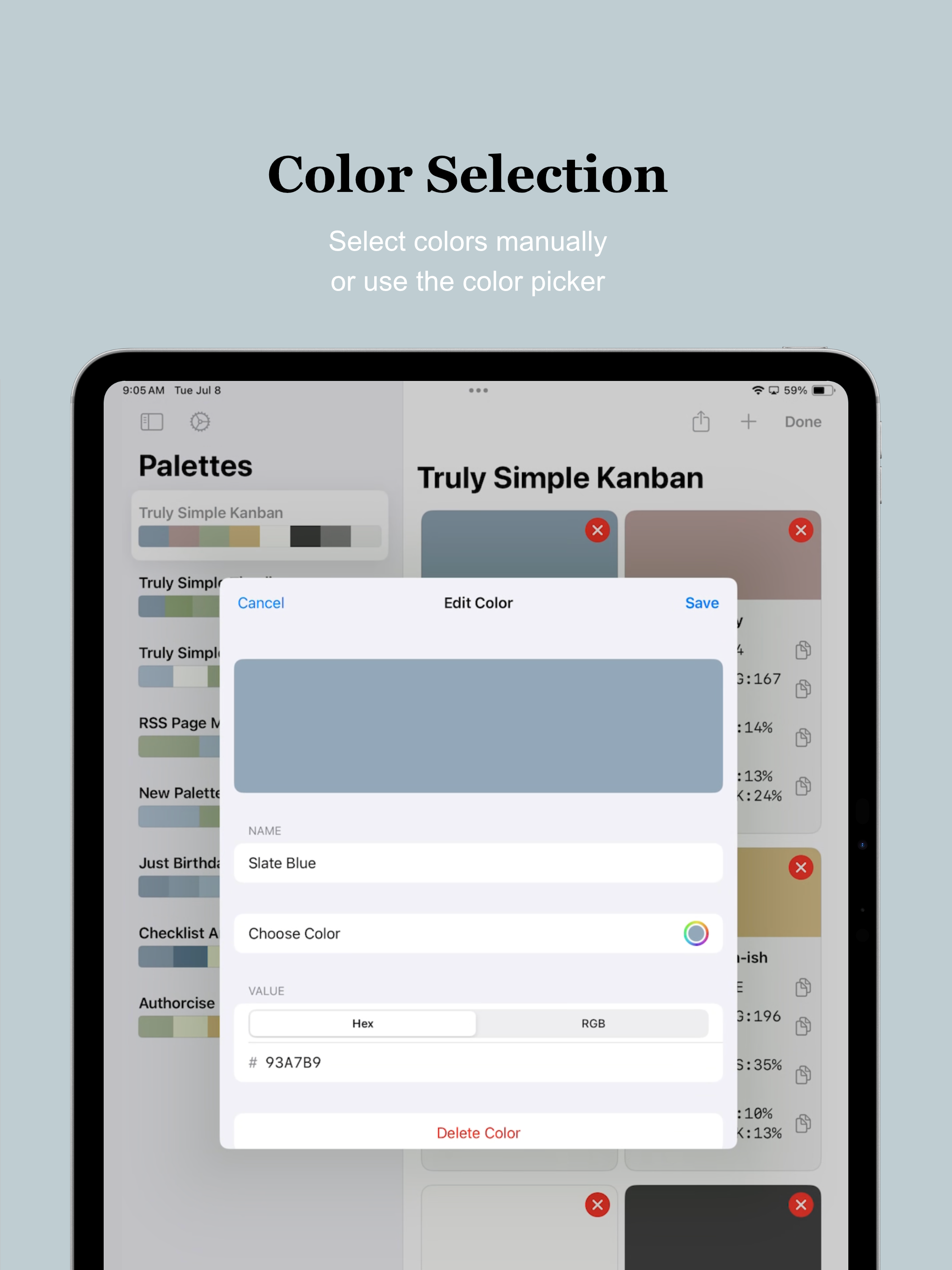 Color Archive iPad screenshot 2