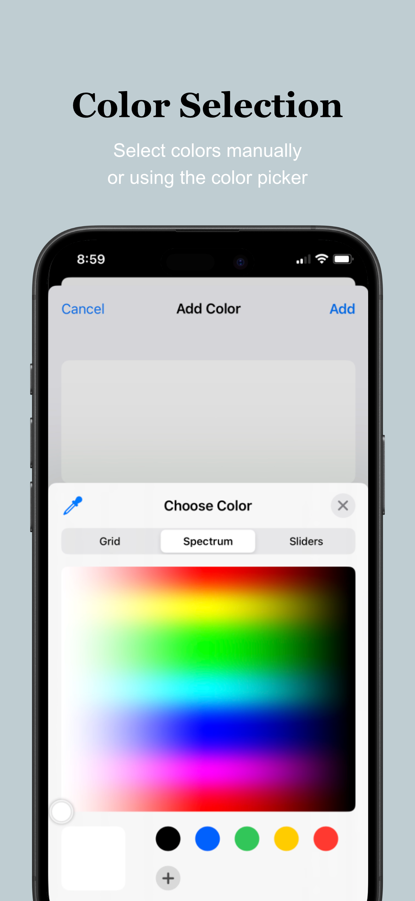 Color Archive iOS screenshot 3