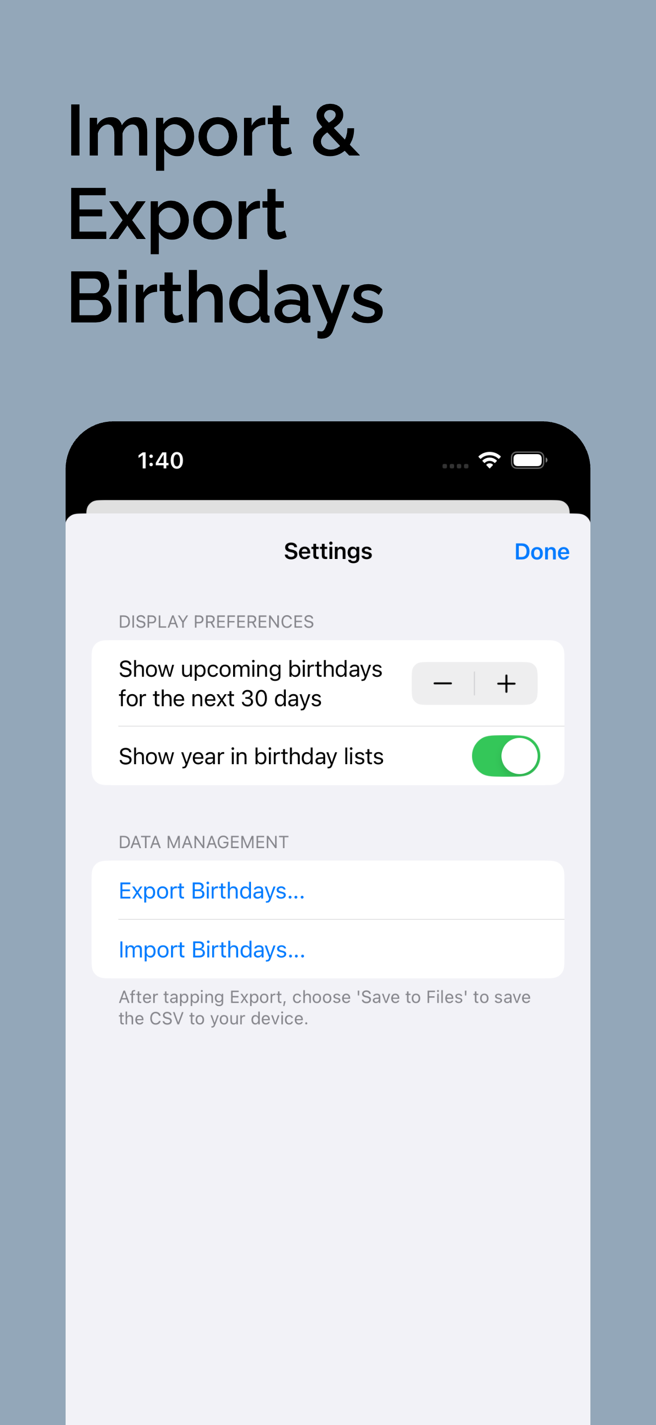 Just Birthdays screenshot 5