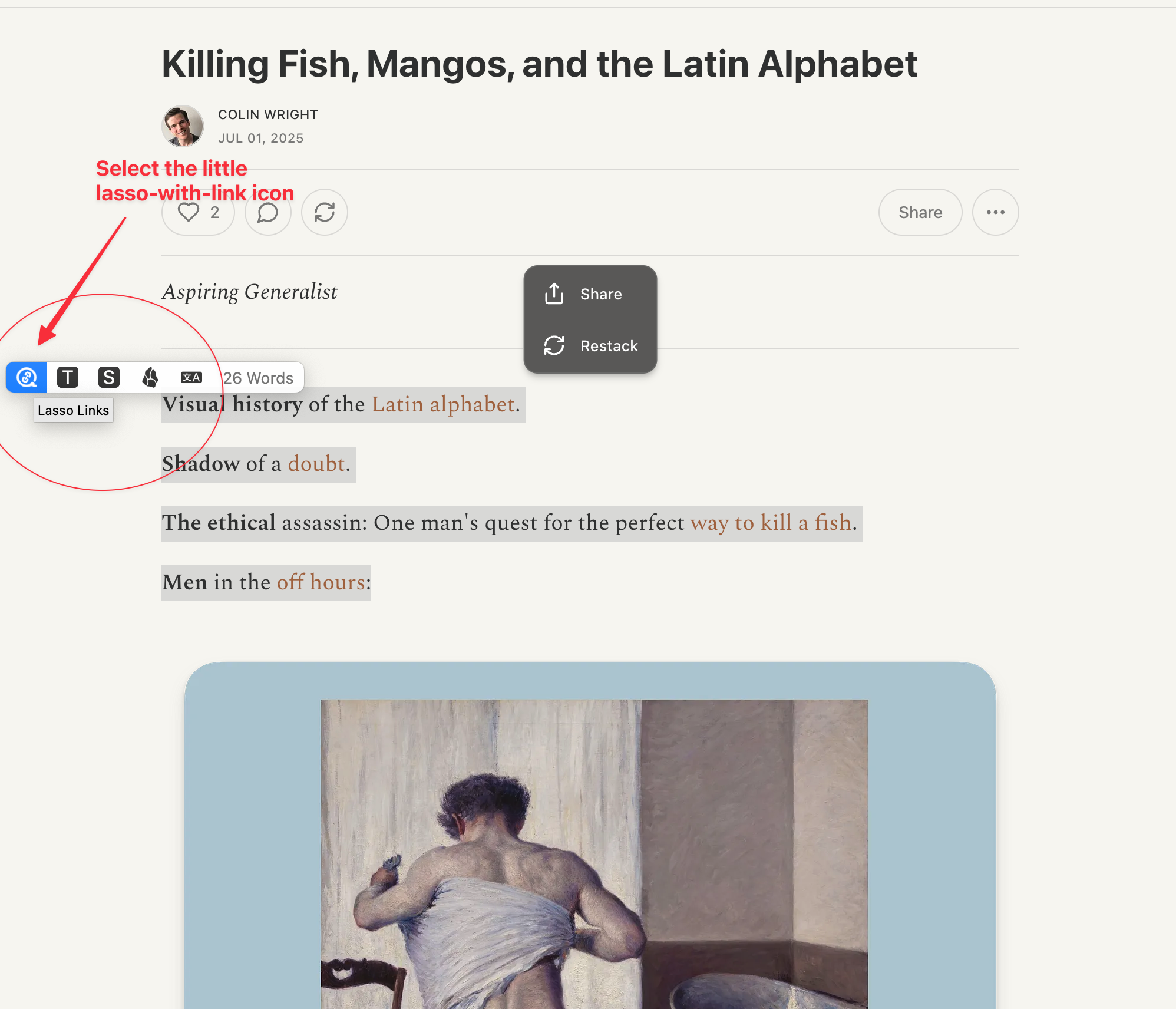 Link Lasso screenshot 1
