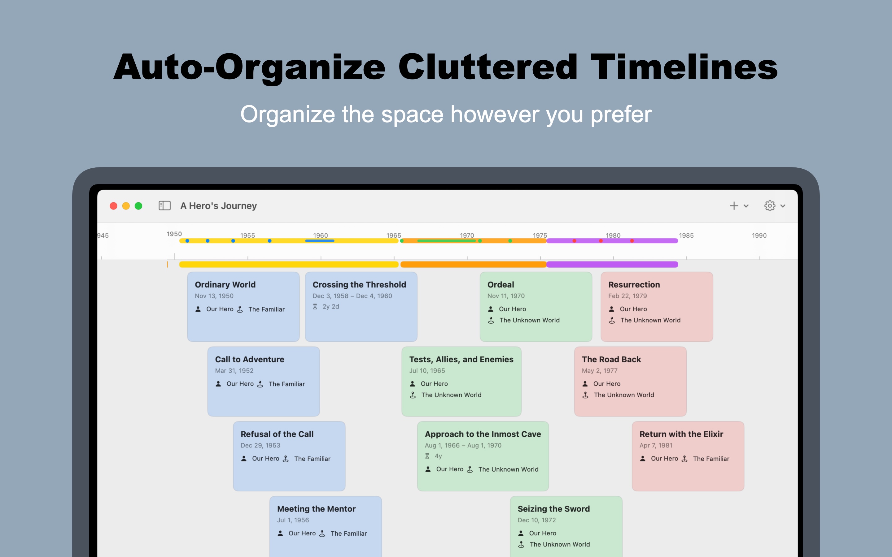 Trulys Simple Timeline MacOS screenshot 3