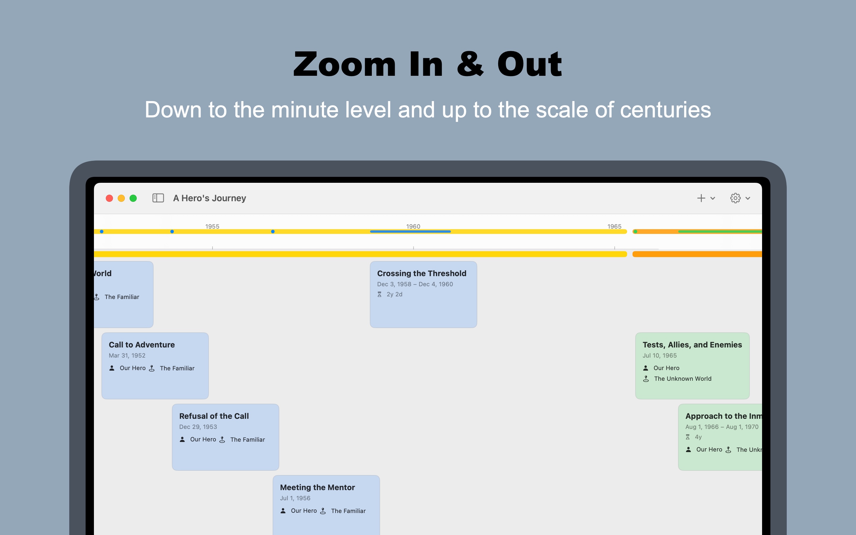 Trulys Simple Timeline MacOS screenshot 4