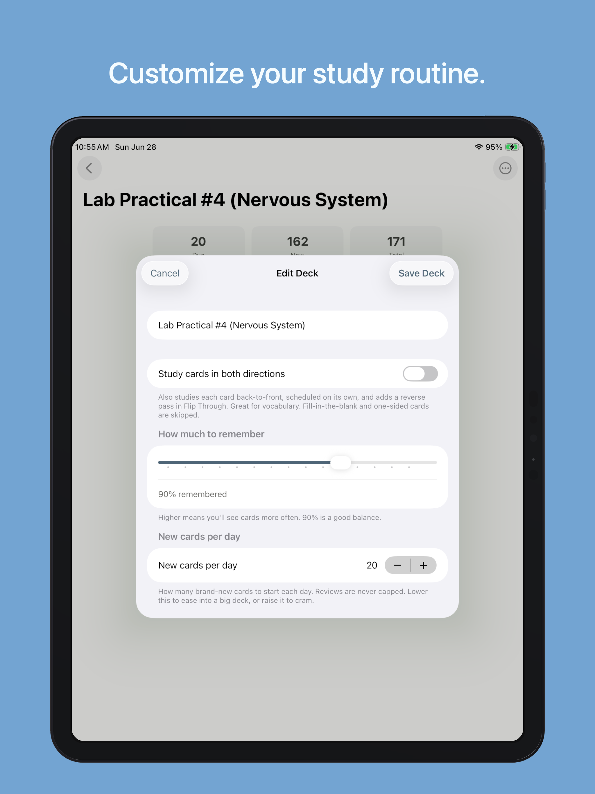Truly Simple Flashcards iPad screenshot 2